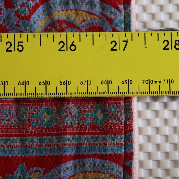 Vintage Home Made Patchwork Blanket 31x27 Has Spots - Picture 11 of 11